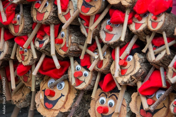 Fototapeta Mercadillo de Navidad