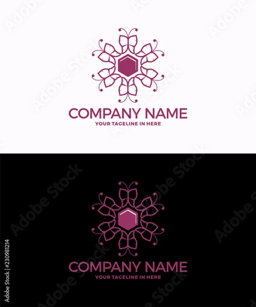 Obraz butterfly logo