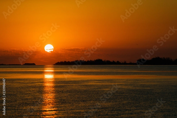 Obraz sunset at the sea