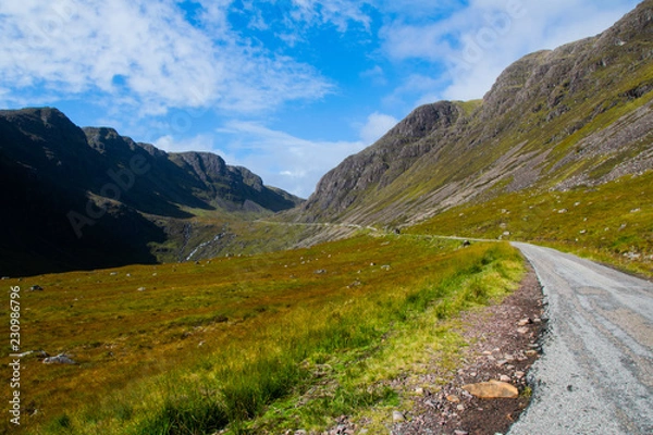 Fototapeta Bealach na Ba (Pass of the Cattle, Applecross Peninsula, Scotland