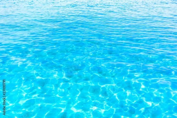 Obraz Blue ripple water surface background