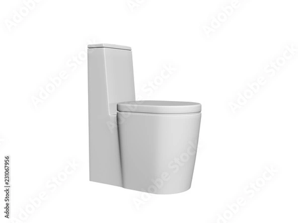 Fototapeta 3d render of modern closets