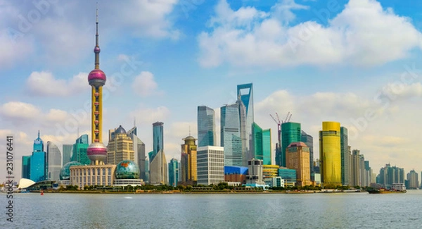 Obraz Panoramiczny widok Pudong
