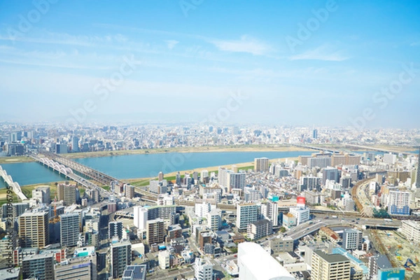 Fototapeta 都市風景　大阪市