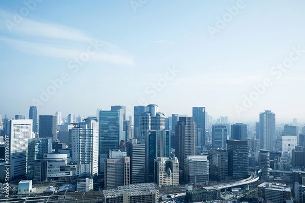 Fototapeta 都市風景　大阪市