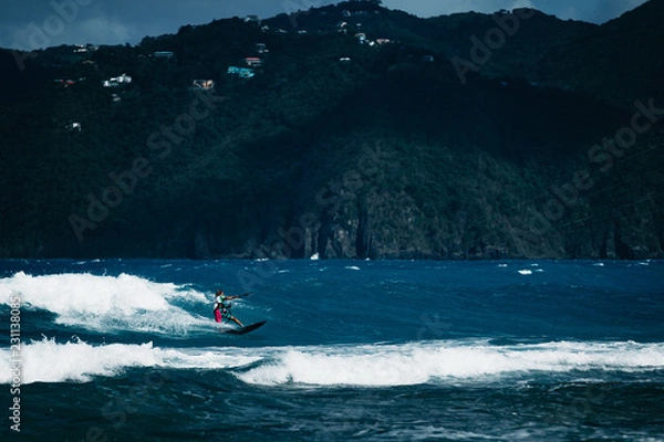 Obraz windsurfer in action