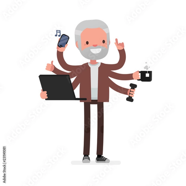 Fototapeta Multitask-17