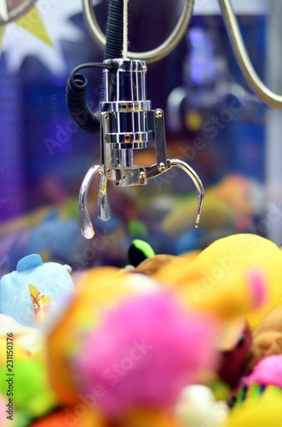 Obraz Chwyć za ramię chwytaka w akcji UFO Catcher