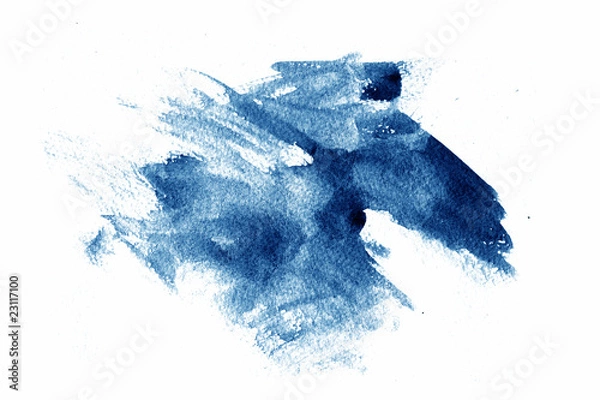 Obraz Abstract Paint shape on white background