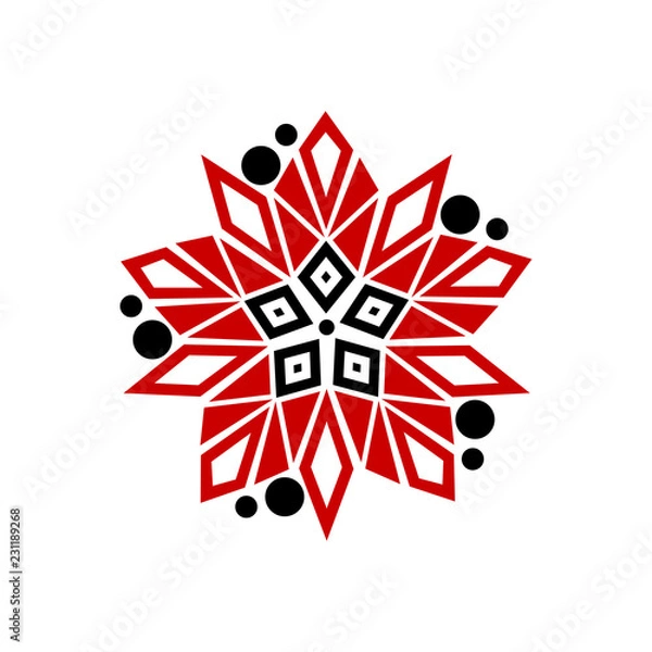 Obraz Vector decorative Mandala Ornament. Abstract illustration design