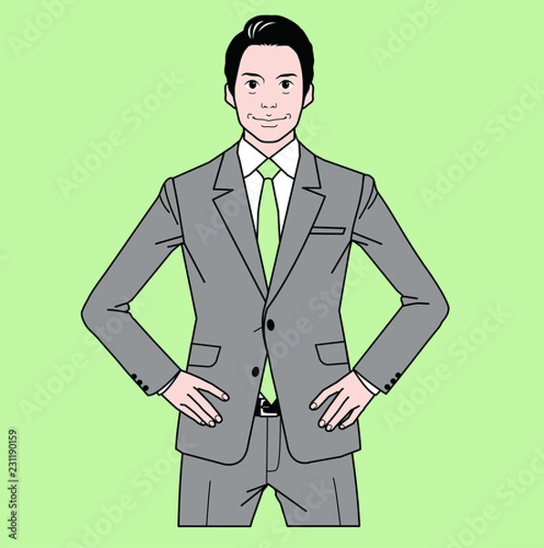 Fototapeta ビジネスマン　上司