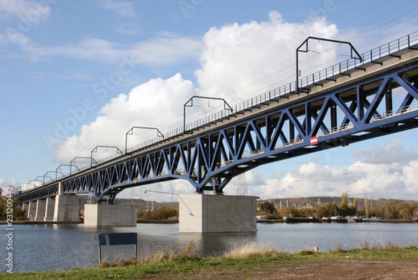 Fototapeta Le pont des Allemands de Visé