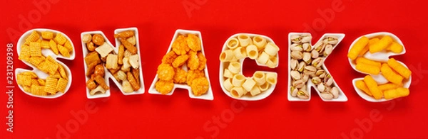 Obraz PRZEKĄSKI NA CZERWONO