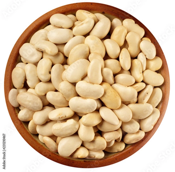 Obraz BUTTER BEANS ON WHITE