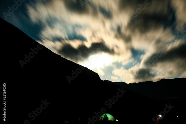 Obraz Tent in the night