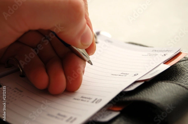 Obraz note in notebook