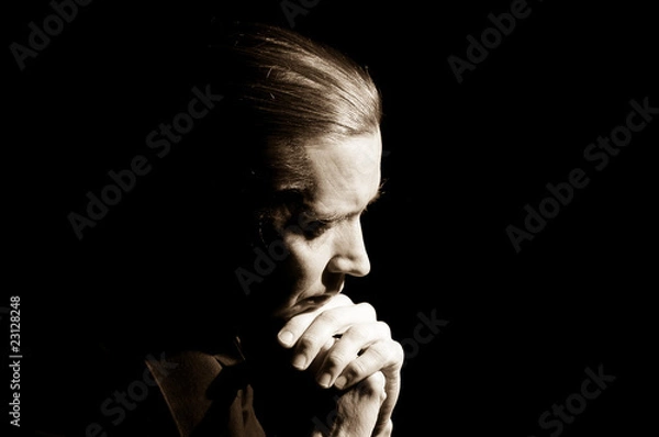 Obraz Man praying