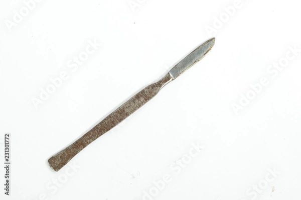 Obraz Rusty metal scalpel