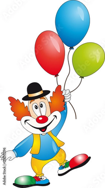 Obraz Clown vector