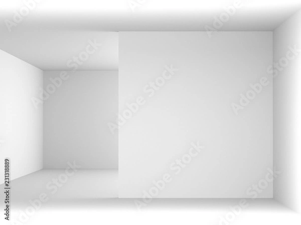 Obraz Empty room with window shadow, 3D rendering