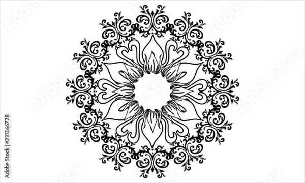 Obraz set of floral elements