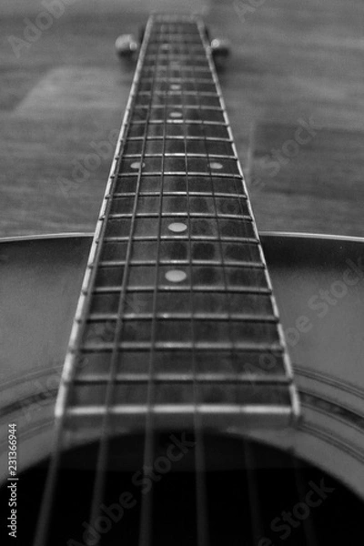 Fototapeta guitar on a background