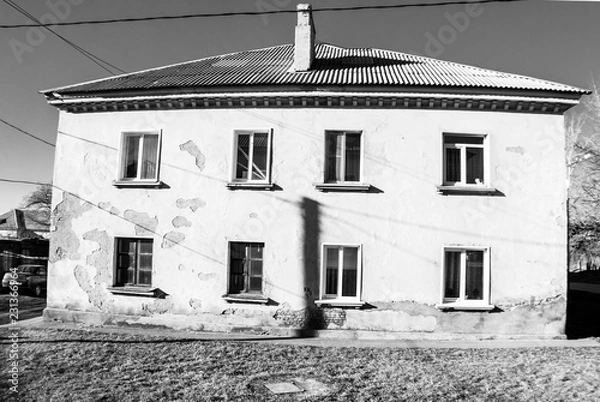 Fototapeta old abandoned building