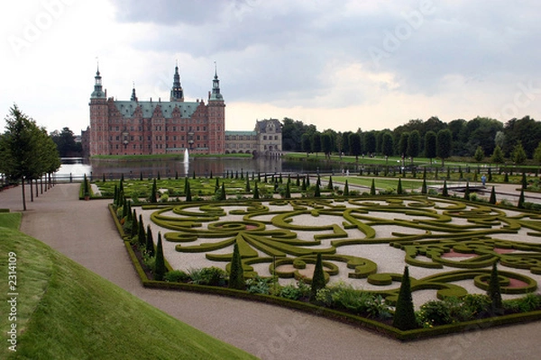 Obraz frederiksborg castle, hillerod, denmark