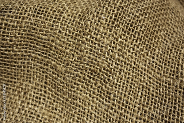 Obraz burlap fabric background