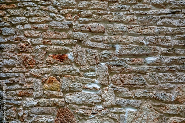 Obraz Old stone wall close-up.