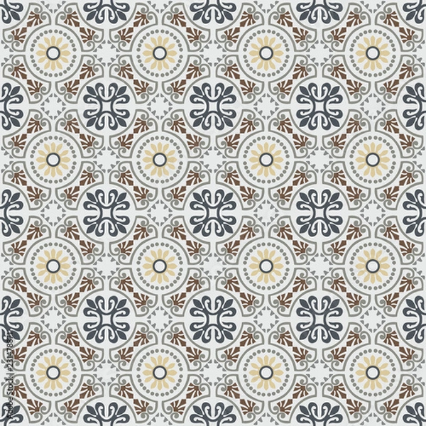 Obraz Vintage Mediterranean tiles style pattern
