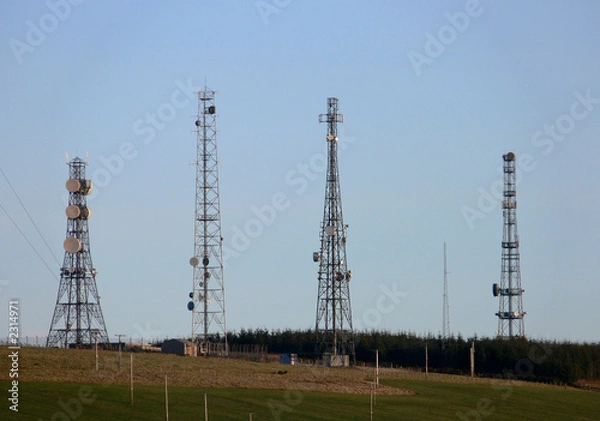 Obraz radio masts