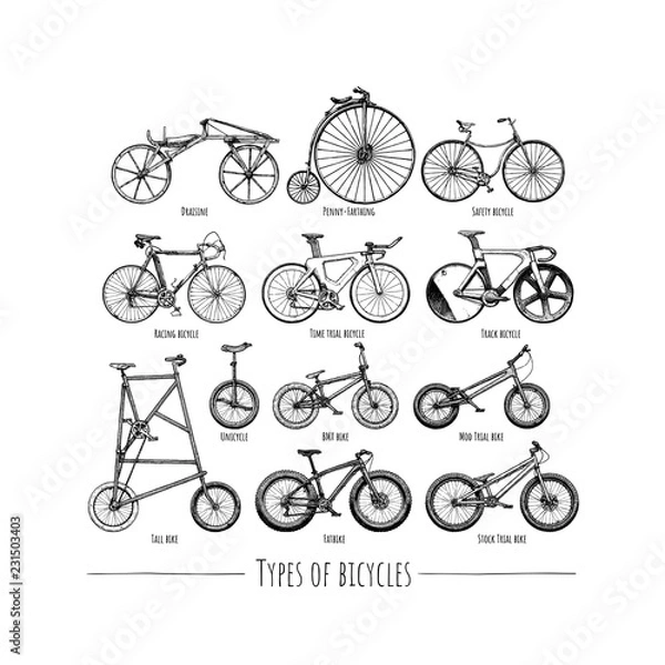 Obraz Rodzaje rowerów