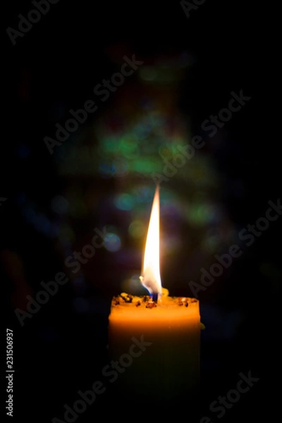 Obraz candle in the dark