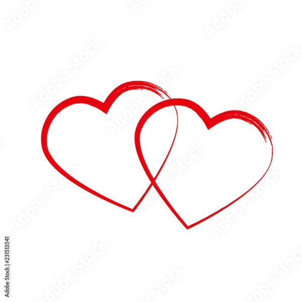 Fototapeta Heart vector icon