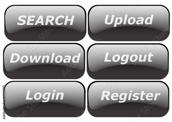 Fototapeta Botones web