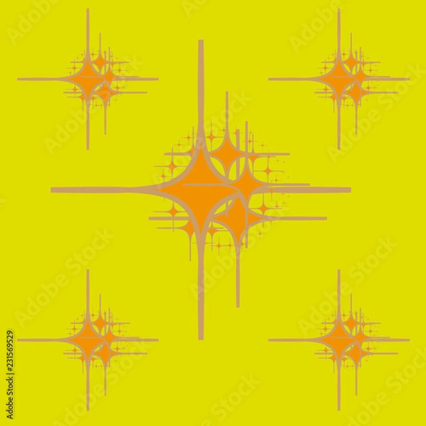 Obraz set of vector abstract icons