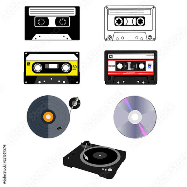 Obraz casette music audio