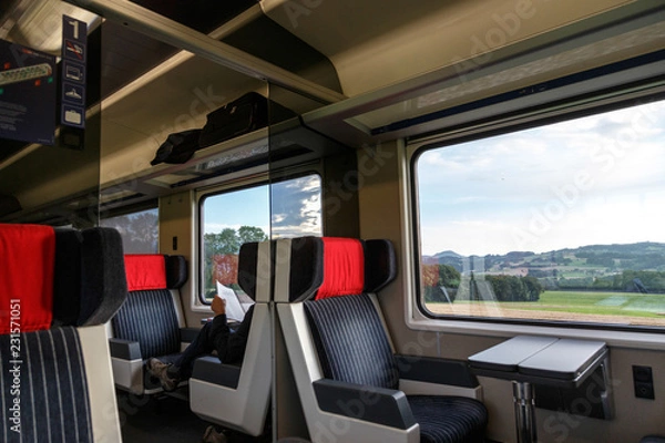 Obraz interior of a train