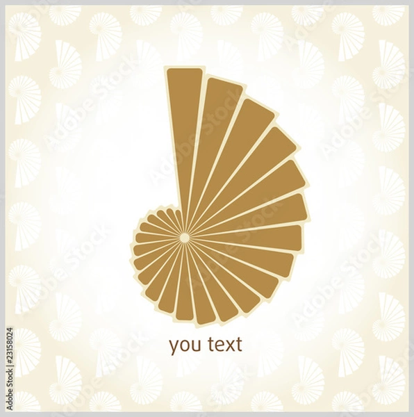 Obraz Spiralna skorupa