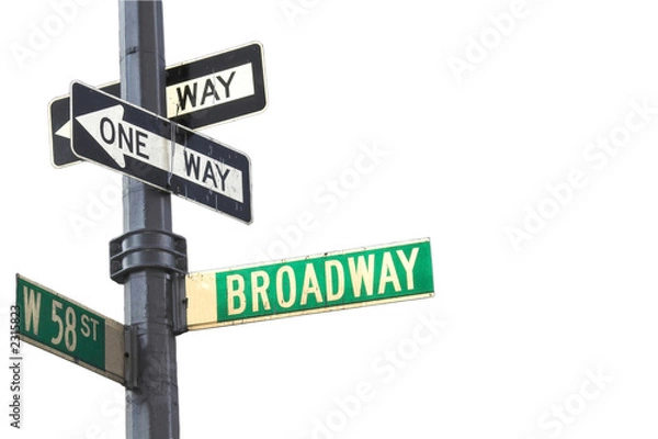 Obraz Znak na Broadwayu