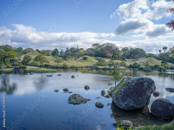 Obraz Silent fish pond