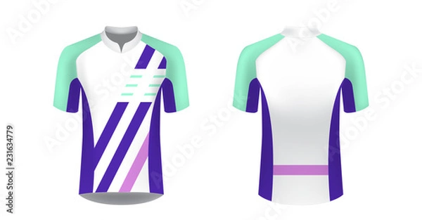Obraz cycling jersey mockup