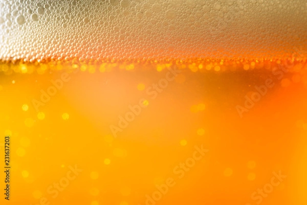Obraz IPA Craft Beer bubbles background texture