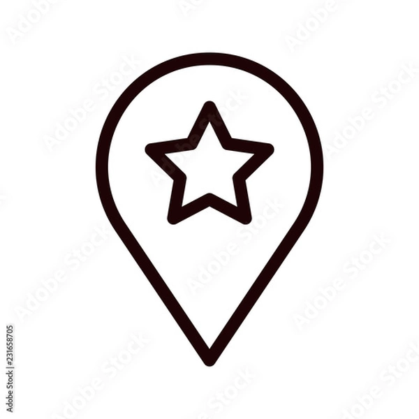 Obraz Location vector iconLocation vector icon