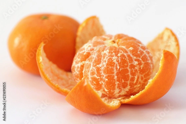 Obraz 皮を剥いたみかん