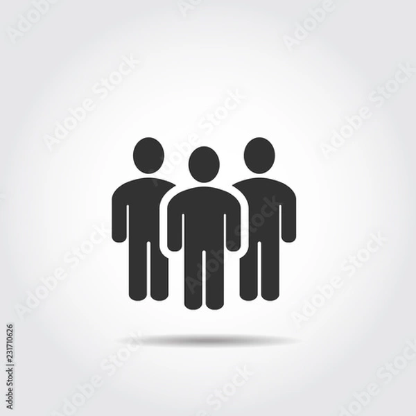 Obraz People Icon work group Team Vector