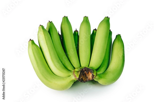 Obraz Raw Cavendish Banana on isolate