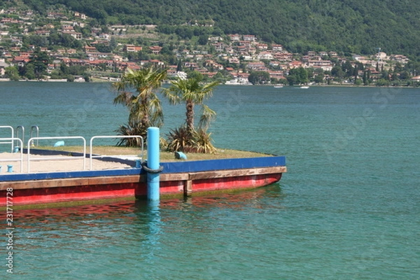 Obraz Spiaggetta sul lago