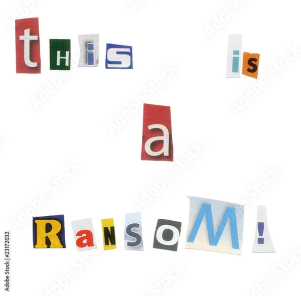 Obraz Ransom Note